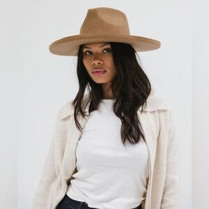 GIGI PIP AMELIA PENCIL BRIM FEDORA CINNAMON